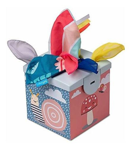 Taf Toys Sensory Crinkle Tissue Box For Toddlers. Made Of St