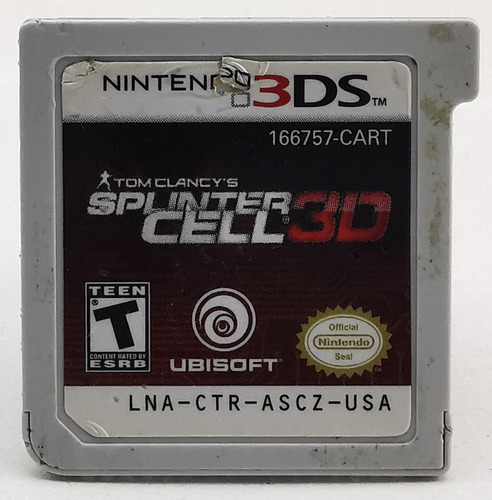 Tom Clancys Splinter Cell 3d 3ds Nintendo * R G Gallery