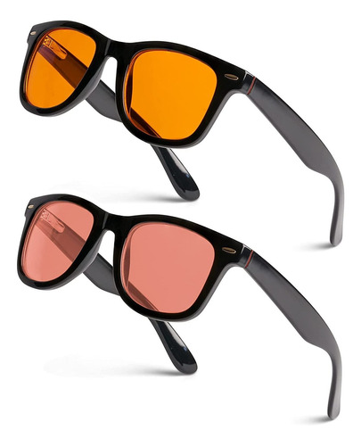 Braddell Optics Fl-41 Rose  Fl-500 Orange Wayfarer - Lentes