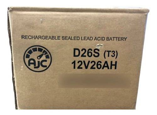 Bateria 12v - 26 Amp Ajc