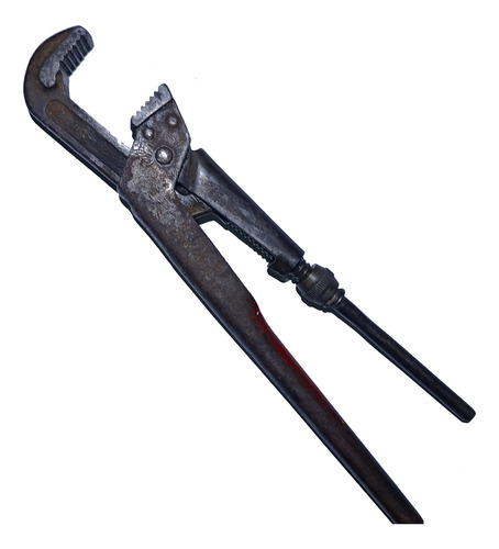 Llave Stilson Para Caño Bahco 141 Antigua 100 Años - Sweden Gris Oscuro (Usado)