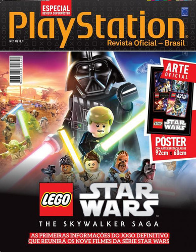 Livro Superpôster Playstation - Lego Star Wars