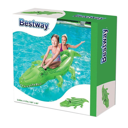 Cocodrilo Flotador Para Pileta Playa Inflable Grande