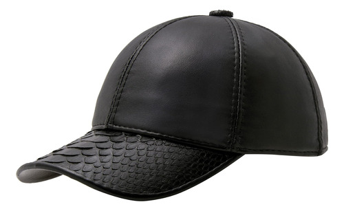 Gorra De Béisbol De Cuero Metellino, Gorra Unisex De Piel De