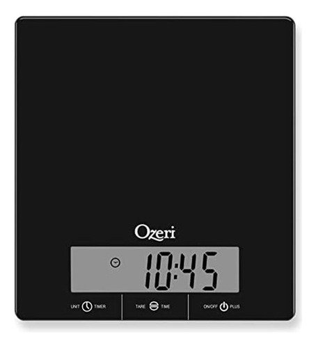 Ozeri Touch Iii 22 Lbs (10 Kg) Escala De Cocina En Vidrio Y