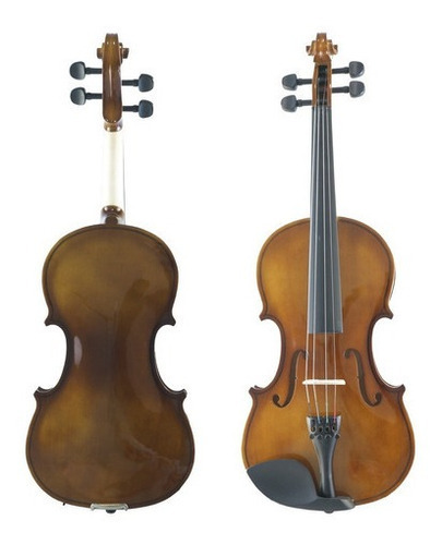 Violin Acústico Segovia Estudio Antique 3/4 Tilo Arco Color Marrón Claro