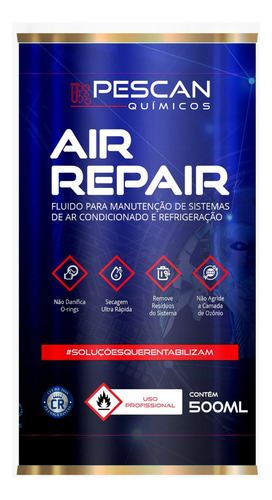 Air Repair 500ml Limpeza Sistema Ar Condicionado 