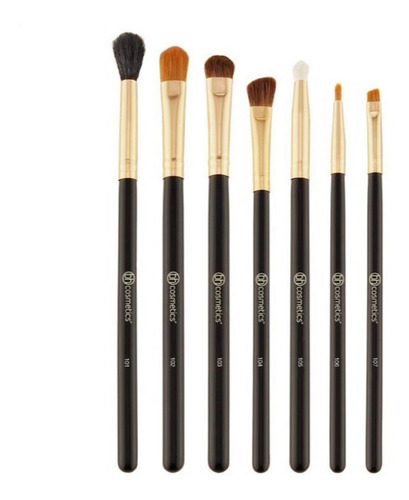 Bh Cosmetics Eye Essential Juego De 7 Brochas Brush Set