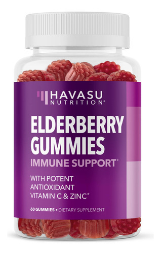 Gomitas Saúco Sambucus Vitamina C Y Zinc 60 Unidades