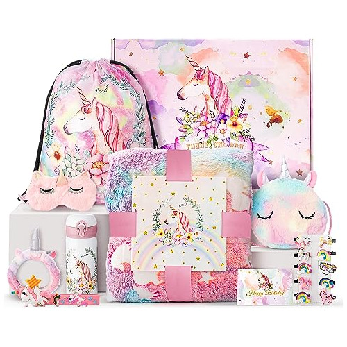 Regalos De Unicornio Niñas De 3 12 Años, Botella De A...