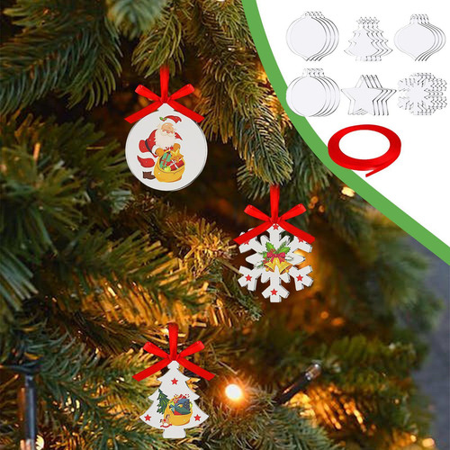 Adornos De Acrílico En Adornos De Navidad De Acrílico En 24