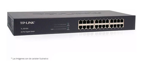 Switch Tp Link Tl-sg1024d 24 Puertos 10/100/1000 Rack Full