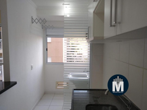 Imagem 4 de 15 de Apartamento Com 2 Dorms, Sacada, Reformado, 1 Vaga, Área Útil: 44m² - Cotia - Cmi09