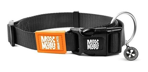 Collar Perro Smart Id Xs De 1 A 7 Kg Pure Black Max & Molly