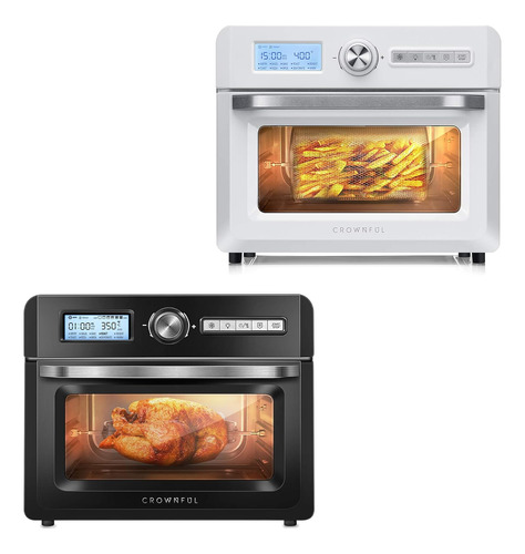 Horno Crownful 10 En 1, Freidora De Aire 18 Litros Incluida