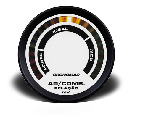 Hallmeter Linha Street Branco Cronomac (52mm)