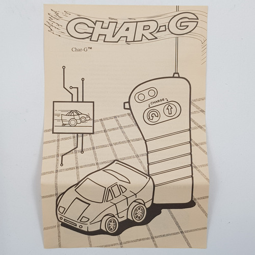 Vintage Char G Auto Radio Control Tomy 1993 Abierto