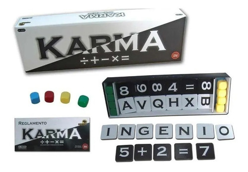 Imagen 1 de 4 de Karma Bisonte Dividido Mas O Menos Por Igual Juego De Mesa