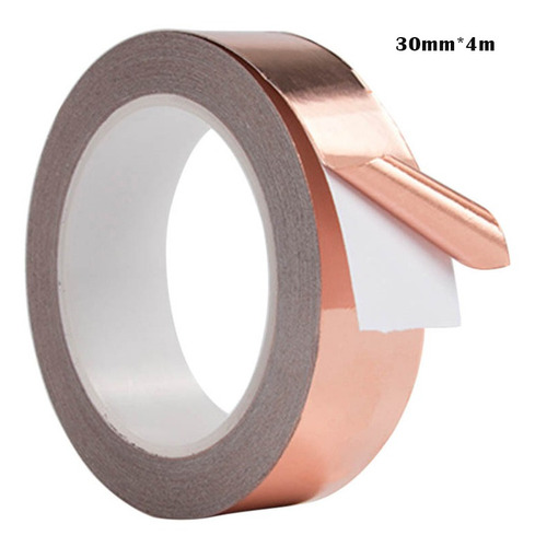Cinta Autoadhesiva De Cobre Puro Impermeable De 30 Mm