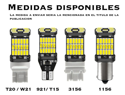 Chu St Stop Bulbo Led Freno Canbus 7443 Chevrolet Spark 2014