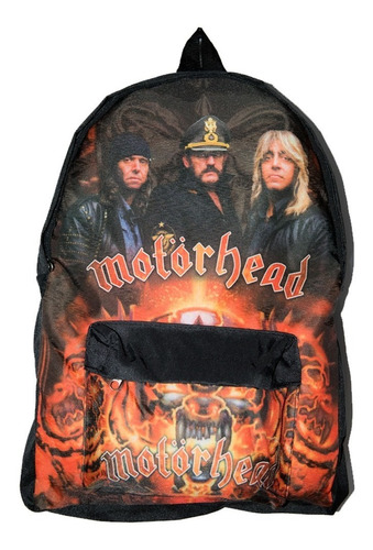 Mochila Rock Bolso Motorhead Lemmy Kilmister Heavy Metal