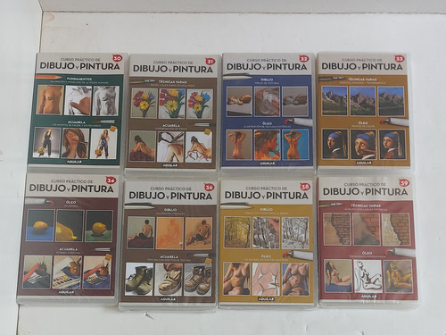 Dvd - Curso Práctico De Dibujo Y Pintura - Aguilar 33 Dvds (Usado)