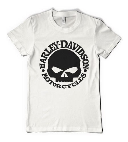 Remera Harley Davidson  Skull