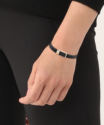 Pulsera Lacoste Para Mujer 2040066 Silicona/Acero Inoxidable