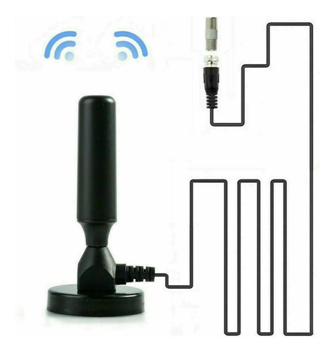 Antena Para Tv Televisión Hd Amplificador De Señal