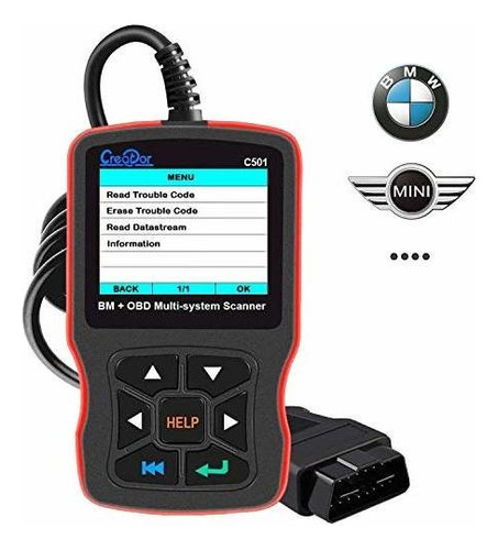 Escáner De Diagnóstico Creator C501 Obd2 Para Bmw Mini C