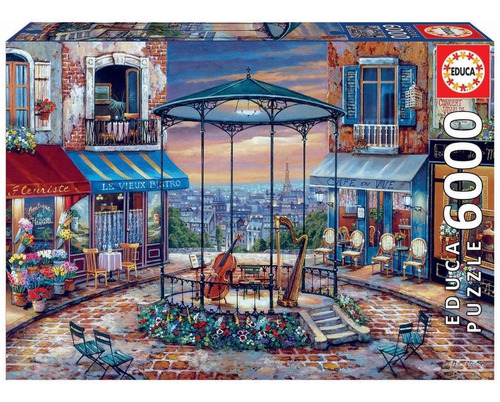 Rompecabezas, Puzzle, Arte, Preludio Nocturno, 6000 Pz Educa