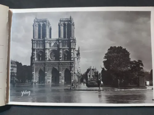 Antiguo Álbum De Fotos Postales Paris (Usado)