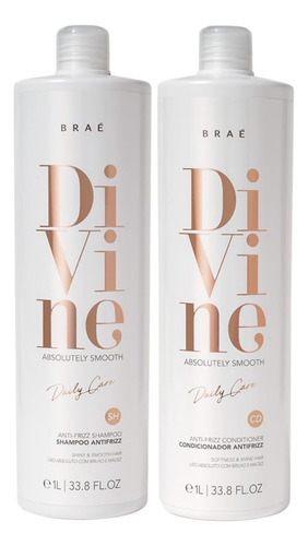 Kit Braé Divine Shampoo E Condicionador 1 Litro