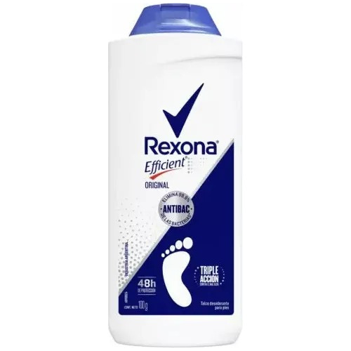 Talco Desodorante Para Pies Efficient Original 100g Rexona 