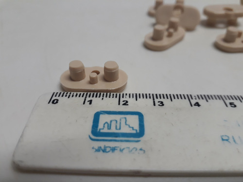 Tampa De União Porta Sanfonada Pvc (kit Com 20 Peças) Areia