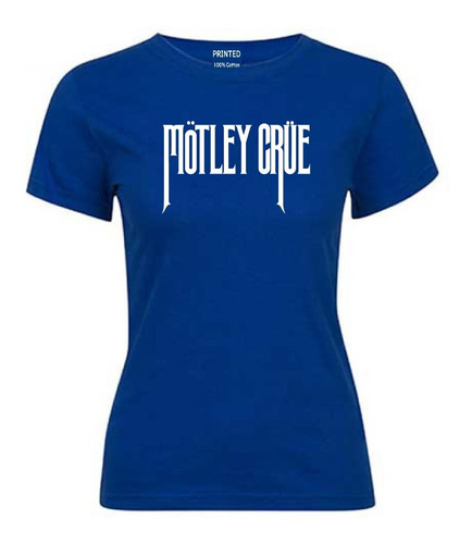 Polera Estampada Mujer Mötley Crüe I