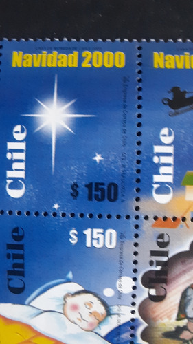 Sellos Chilenos Año 2000 Mint