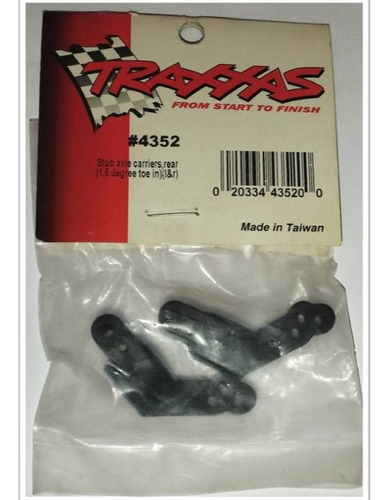 Traxxas 4352, Stub Axles Carriers, Rear 1.5 Degree Toe In 