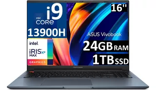 Asus Vivobook 16x Fhd Ci9-13900h, Ram 24gb, 1tb Ssd W11 Pro