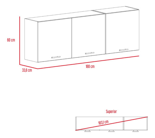 Alace + Modulo Inferior + Modulo Supe - Rovere / Niebla