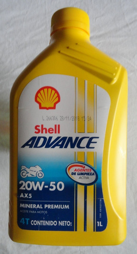 Aceite Mineral 20w50 4t Para Motos