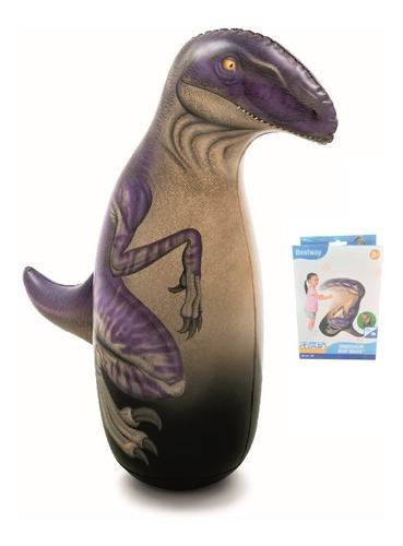 Puching Ball Inflable Involcable Dinosaurio Velociraptor C