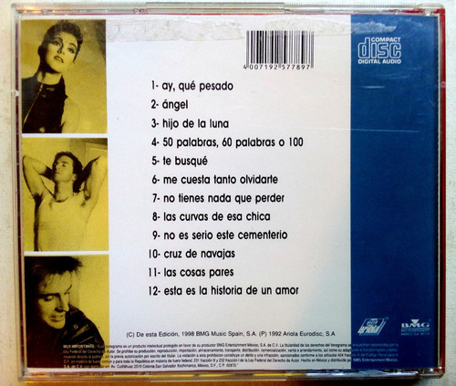 Ov 7 + Flans + Mecano - 3 Albumes Cd's (Usado)