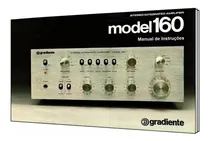 Comprar Manual Do Amplificador Gradiente Model 160 (cópia Colorida)