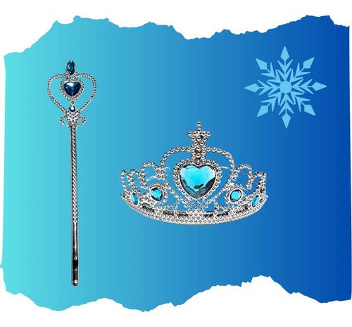 Kit Frozen Elza Frozen, Guantes Y Accesorios, Frozen Adventu
