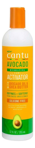 Crema Para Peinar Cantu Aguacate Hidratante Activador De Rizos 355ml