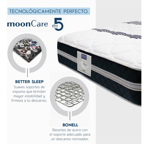 Colchón Queen Size Restonic Confort Mooncare