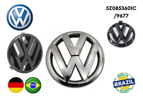 Emblema Frontal Parrilla Vw  Fox Spacefox 2011 Al 2014 