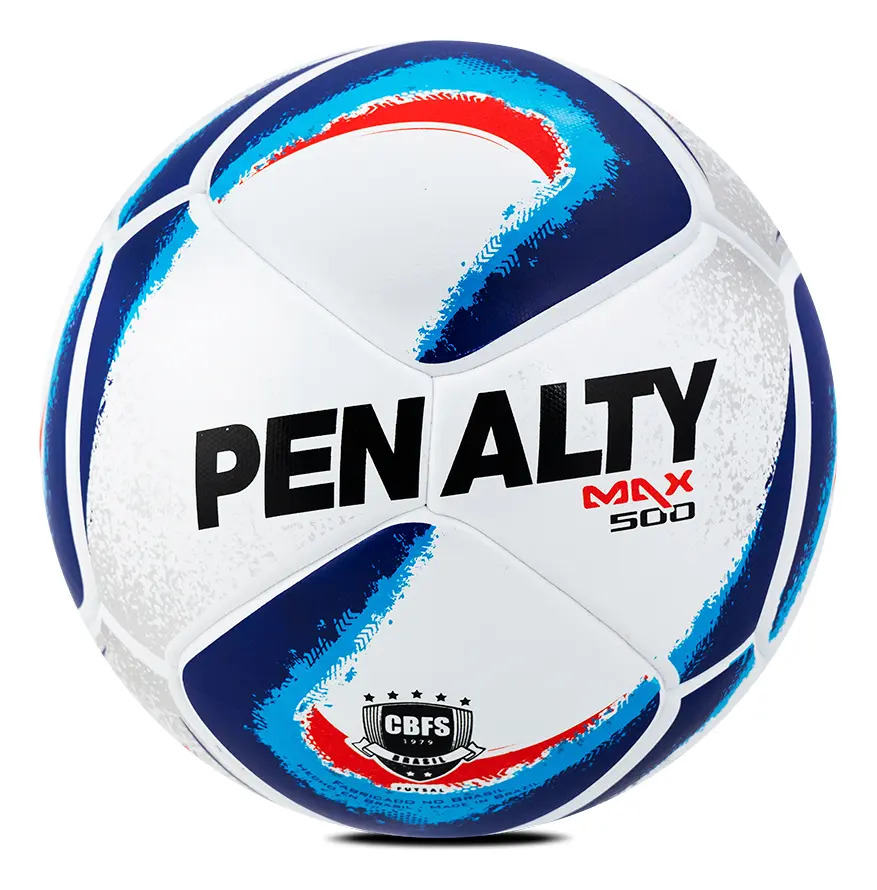 Bola Futsal Penalty Max 500 Term Xxiv - Cor Azul/Vermelho