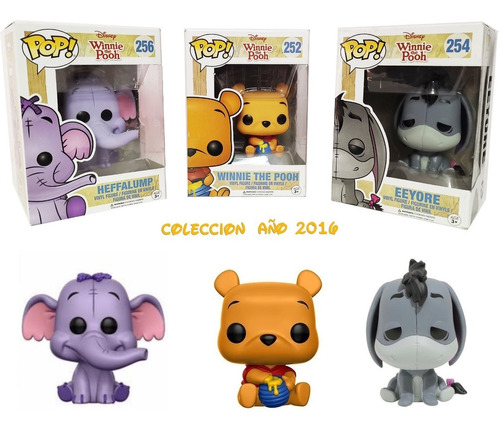 Winnie The Pooh Funko Pop Set 3 Figuras Pop! 2016 Originales